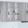Geschirrspülerfront Kalmar Graues Sonoma 80 x 31 x 100 cm