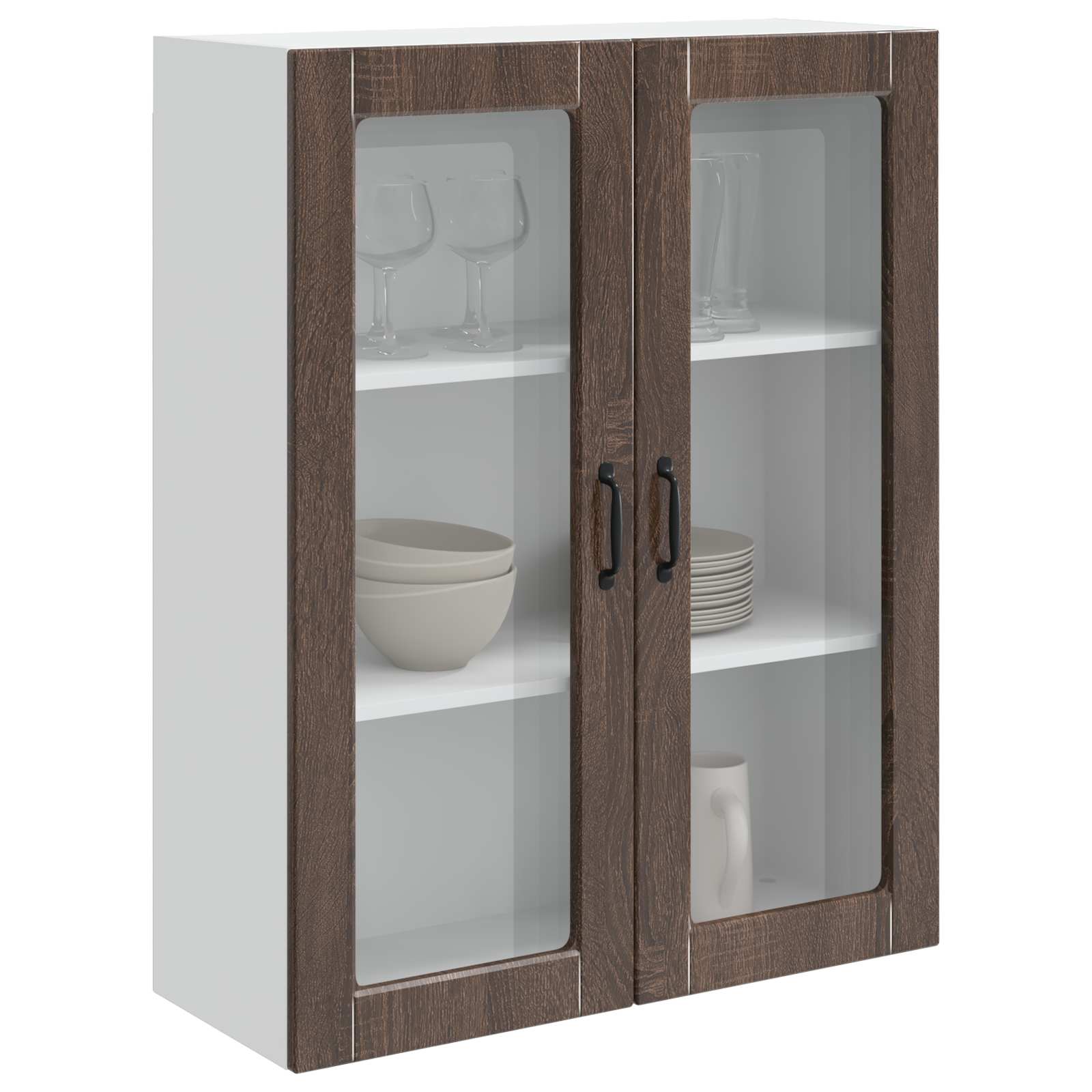 Geschirrspülerfront Kalmar Braun Eichen-Optik 80 x 31 x 100 cm