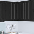 Geschirrspülerfront Kalmar Schwarz 57 x 57 x 100 cm