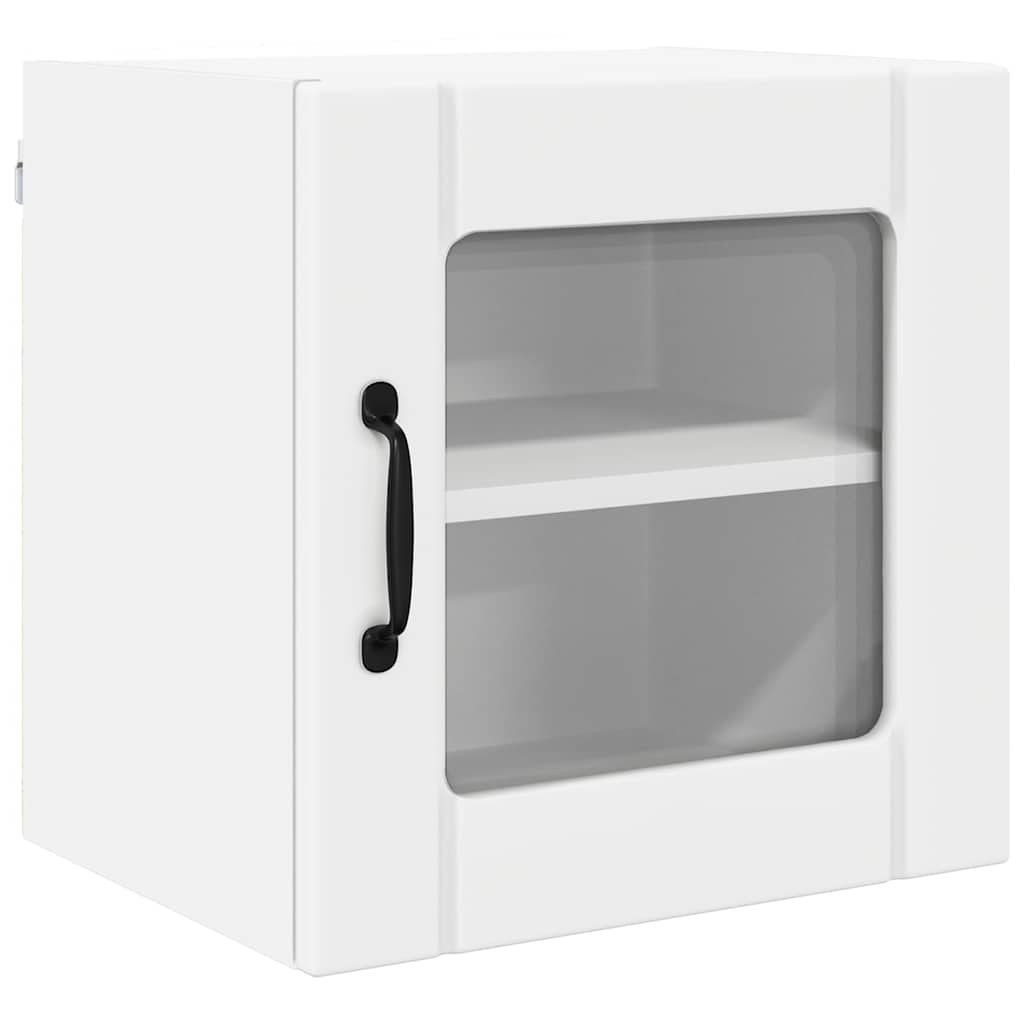 Wandglas-Schrank LUCCA 2 pcs Weiß 40 x 31 x 40 cm Holzwerkstoff