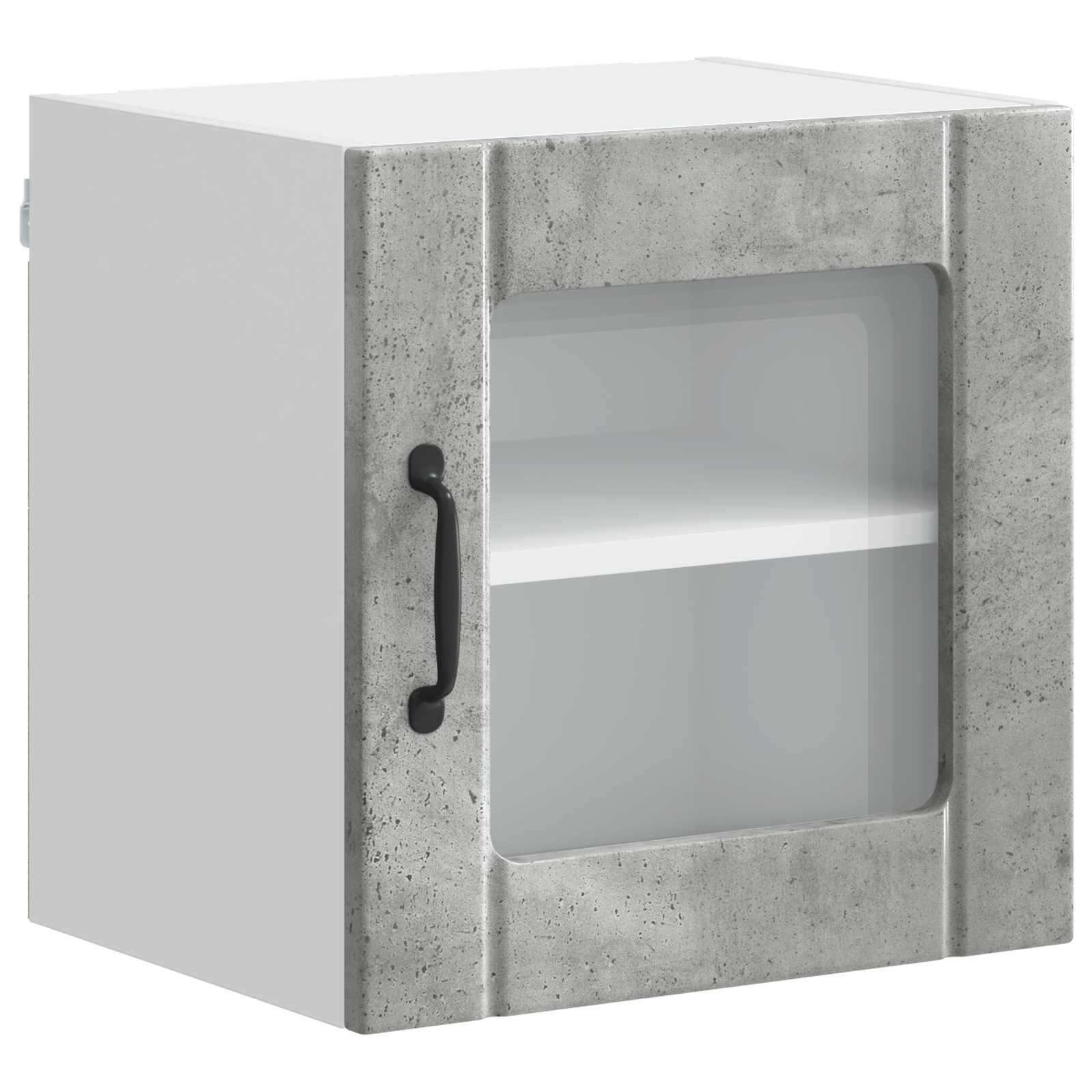 Wandglas-Schrank LUCCA Betongrau 40 x 31 x 40 cm Holzwerkstoff