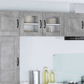 Wandglas-Schrank LUCCA 2 pcs Betongrau 40 x 31 x 40 cm