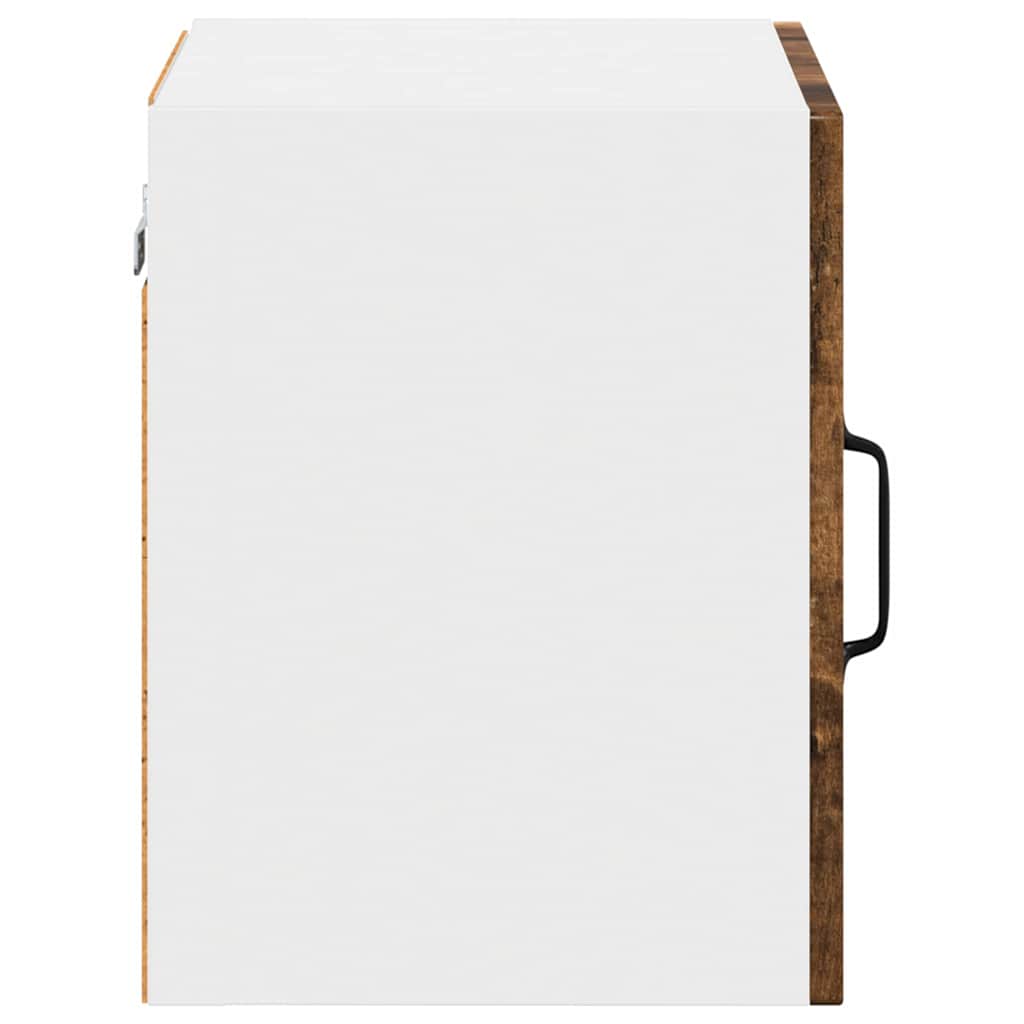 Wandglas-Schrank LUCCA Geräucherte Eiche 40 x 31 x 40 cm