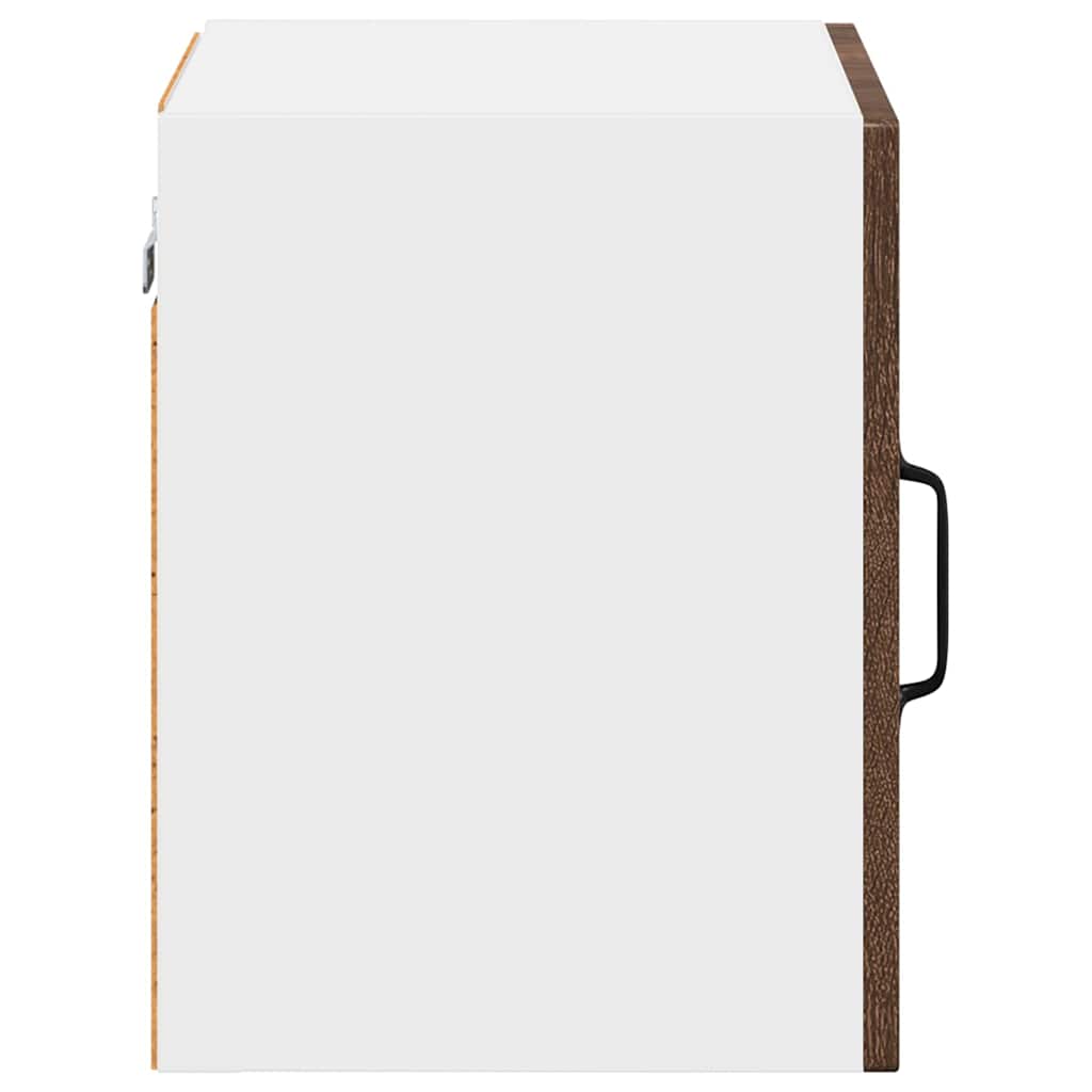 Wandglas-Schrank LUCCA Brauneiche 40 x 31 x 40 cm Holzwerkstoff