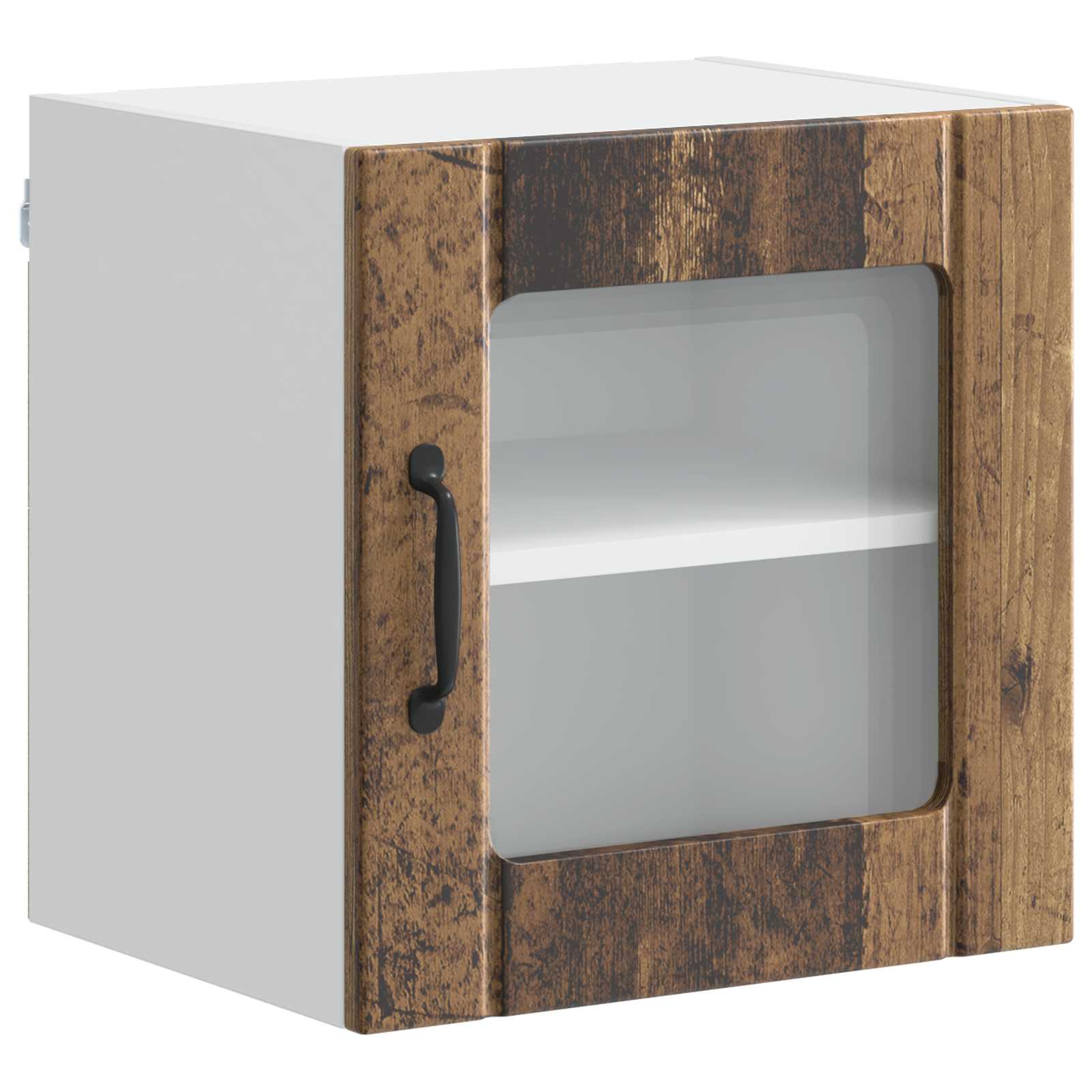 Wandglas-Schrank LUCCA 2 pcs Altholz 40 x 31 x 40 cm