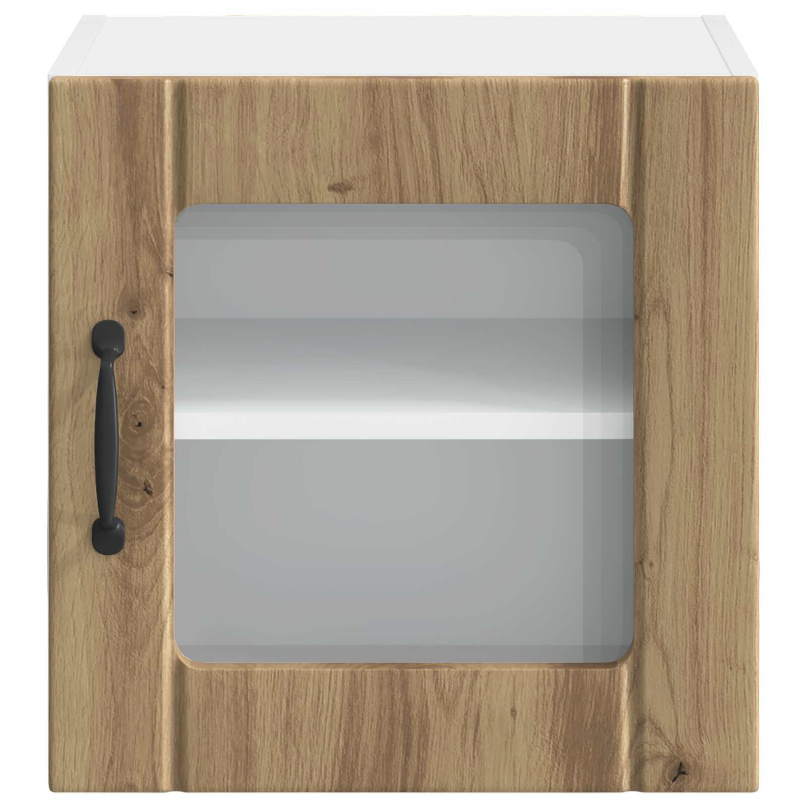 Wandglas-Schrank LUCCA Artisan-Eiche 40 x 31 x 40 cm