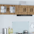 Wandglas-Schrank LUCCA 2 pcs Artisan-Eiche 40 x 31 x 40 cm