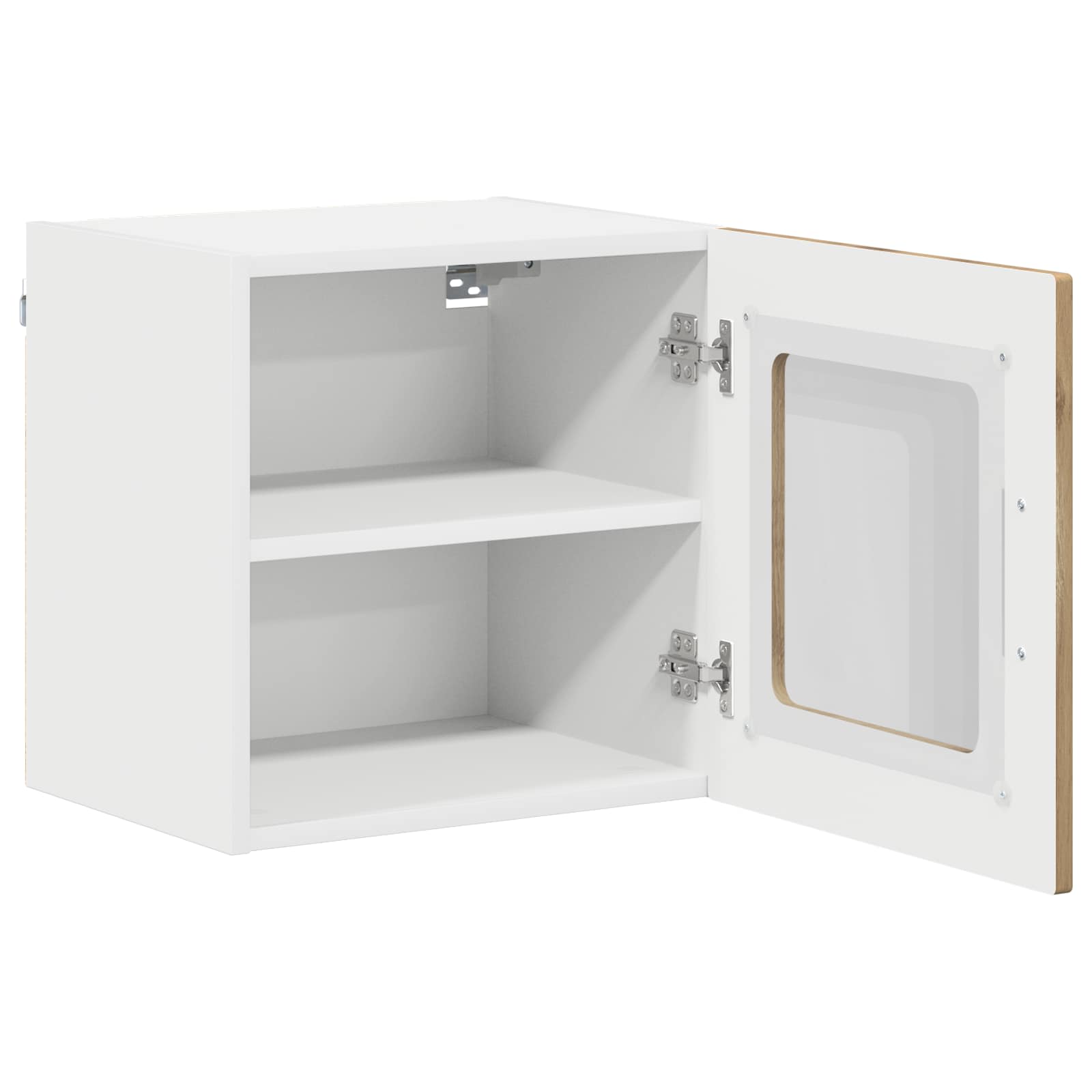 Wandglas-Schrank LUCCA 2 pcs Artisan-Eiche 40 x 31 x 40 cm