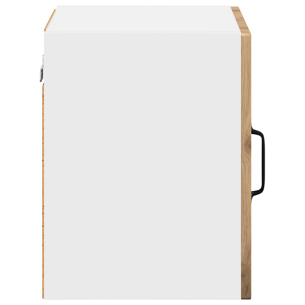 Wandglas-Schrank LUCCA 2 pcs Artisan-Eiche 40 x 31 x 40 cm