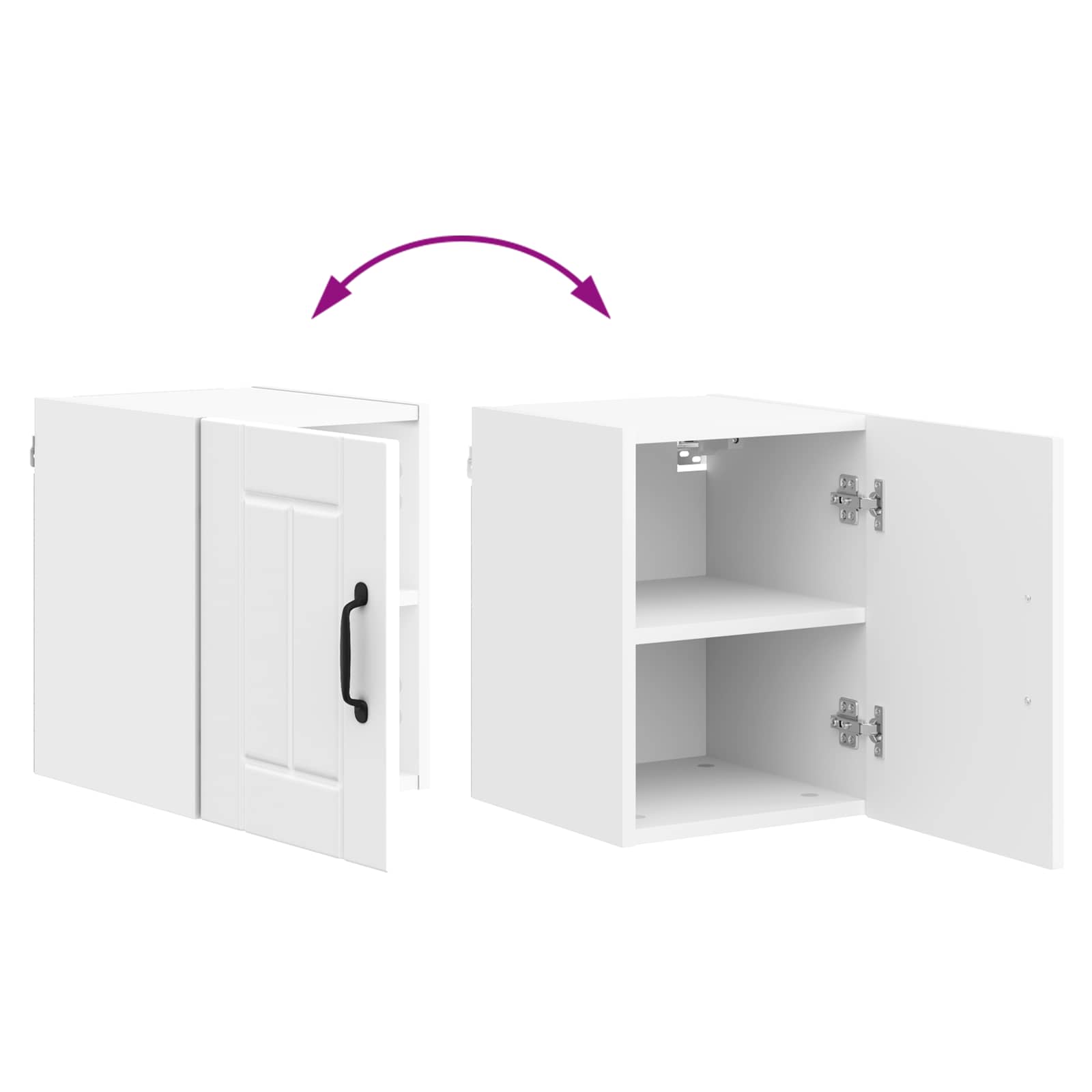 Wandschrank LUCCA Weiß 30 x 31 x 40 cm Holzwerkstoff