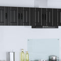 Wandschrank LUCCA Schwarz 30 x 31 x 40 cm Holzwerkstoff