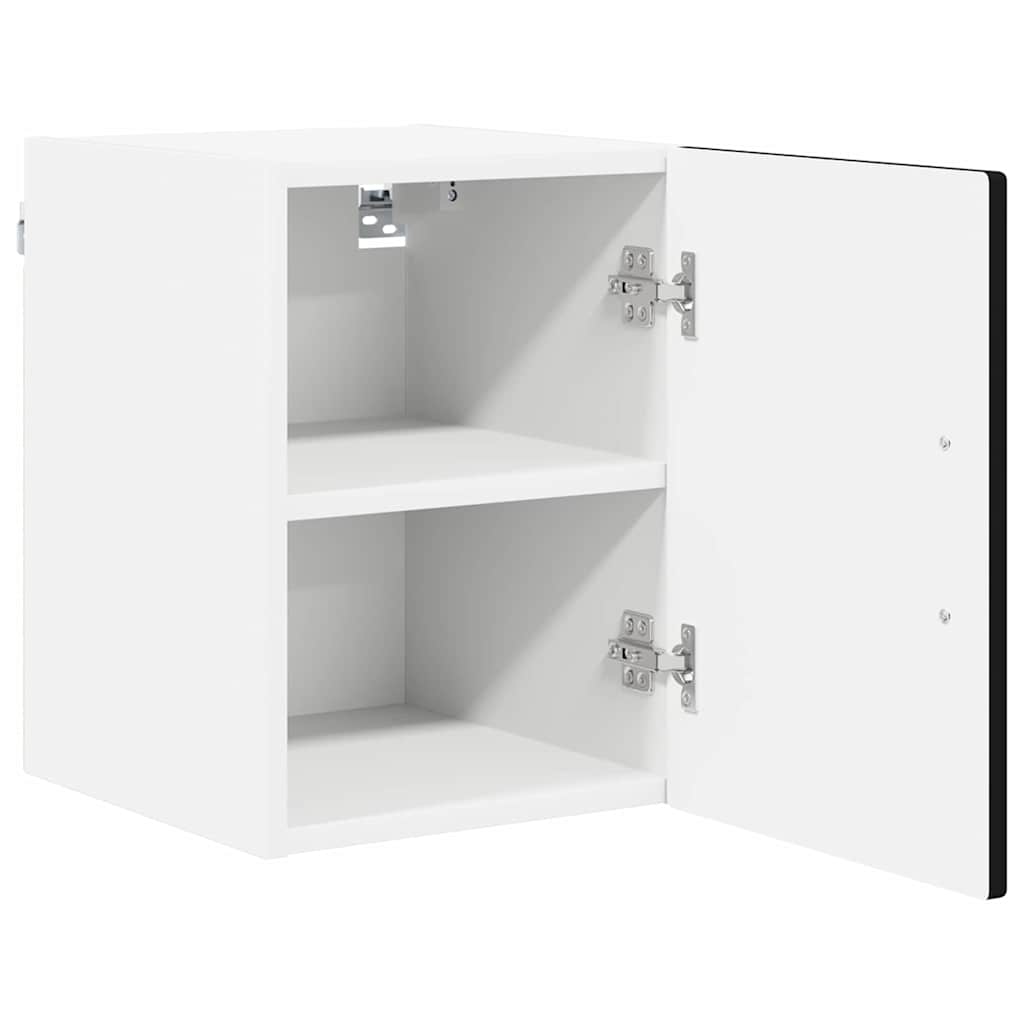 Wandschrank LUCCA 2 pcs Schwarz 30 x 31 x 40 cm Holzwerkstoff