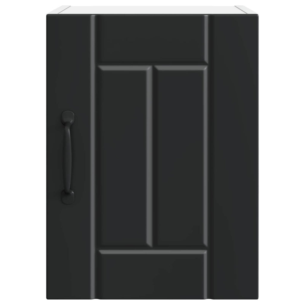 Wandschrank LUCCA 2 pcs Schwarz 30 x 31 x 40 cm Holzwerkstoff
