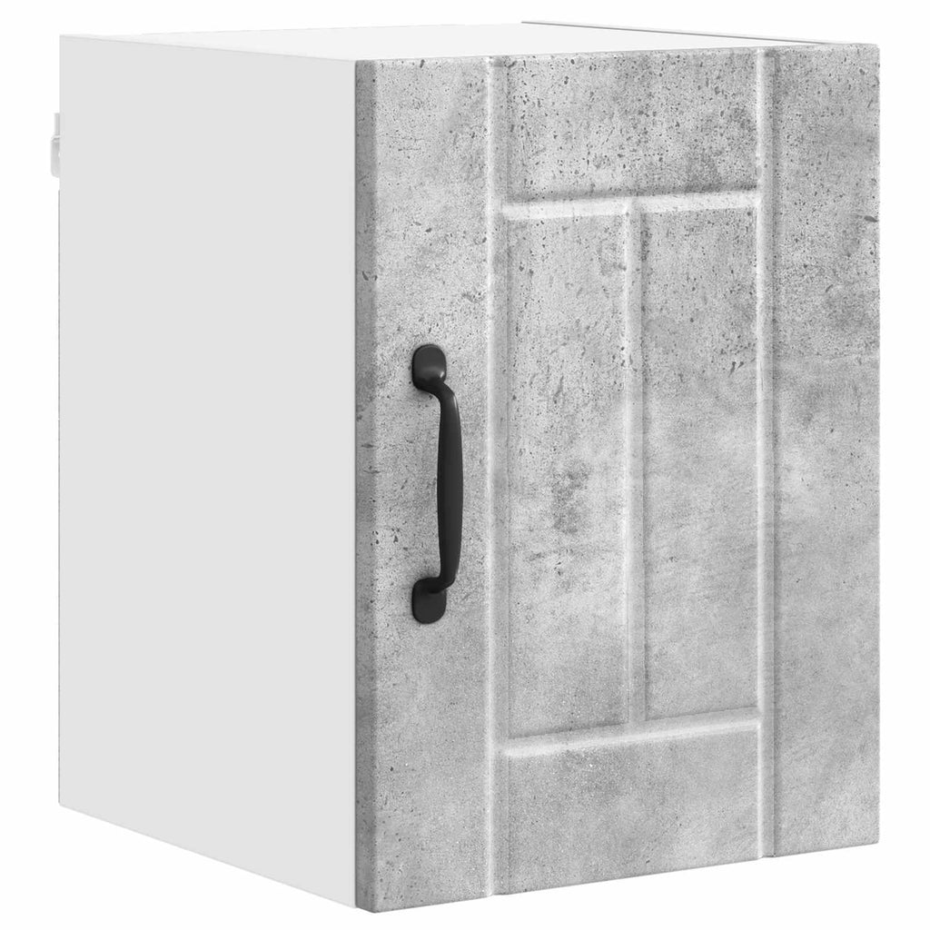 Wandschrank LUCCA 2 pcs Betongrau 30 x 31 x 40 cm Holzwerkstoff