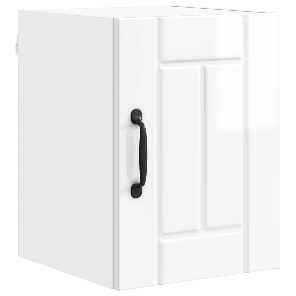 Wandschrank LUCCA Hochglanz Weiß 30 x 31 x 40 cm Holzwerkstoff
