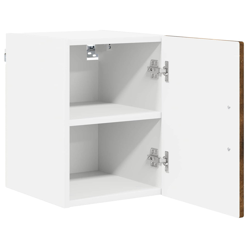 Wandschrank LUCCA 2 pcs Geräucherte Eiche 30 x 31 x 40 cm