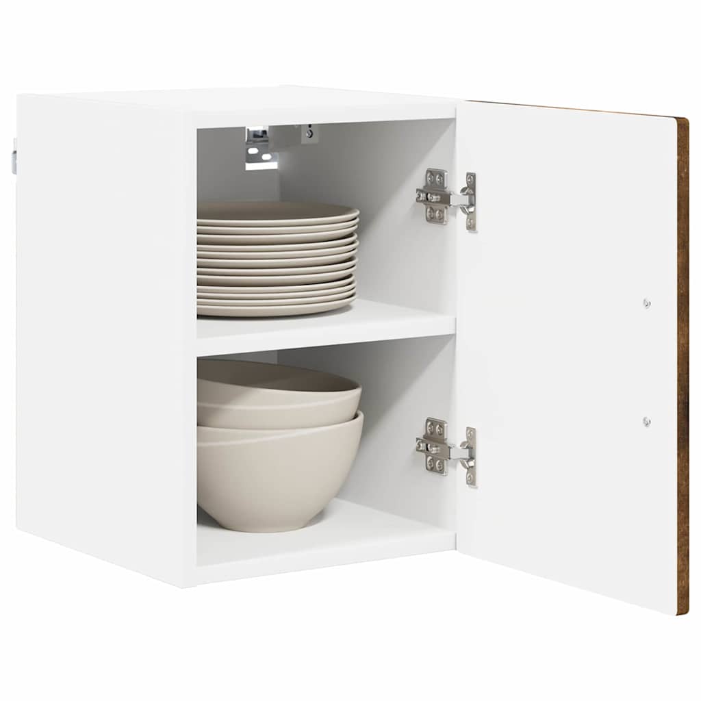 Wandschrank LUCCA 2 pcs Geräucherte Eiche 30 x 31 x 40 cm