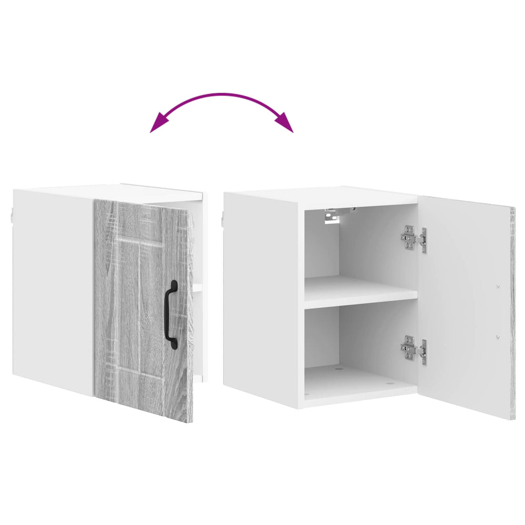 Wandschrank LUCCA Graues Sonoma 30 x 31 x 40 cm Holzwerkstoff