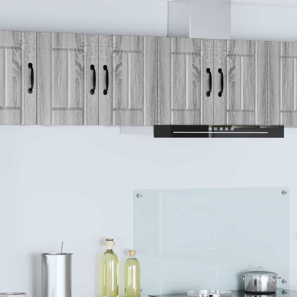 Wandschrank LUCCA 2 pcs Graues Sonoma 30 x 31 x 40 cm