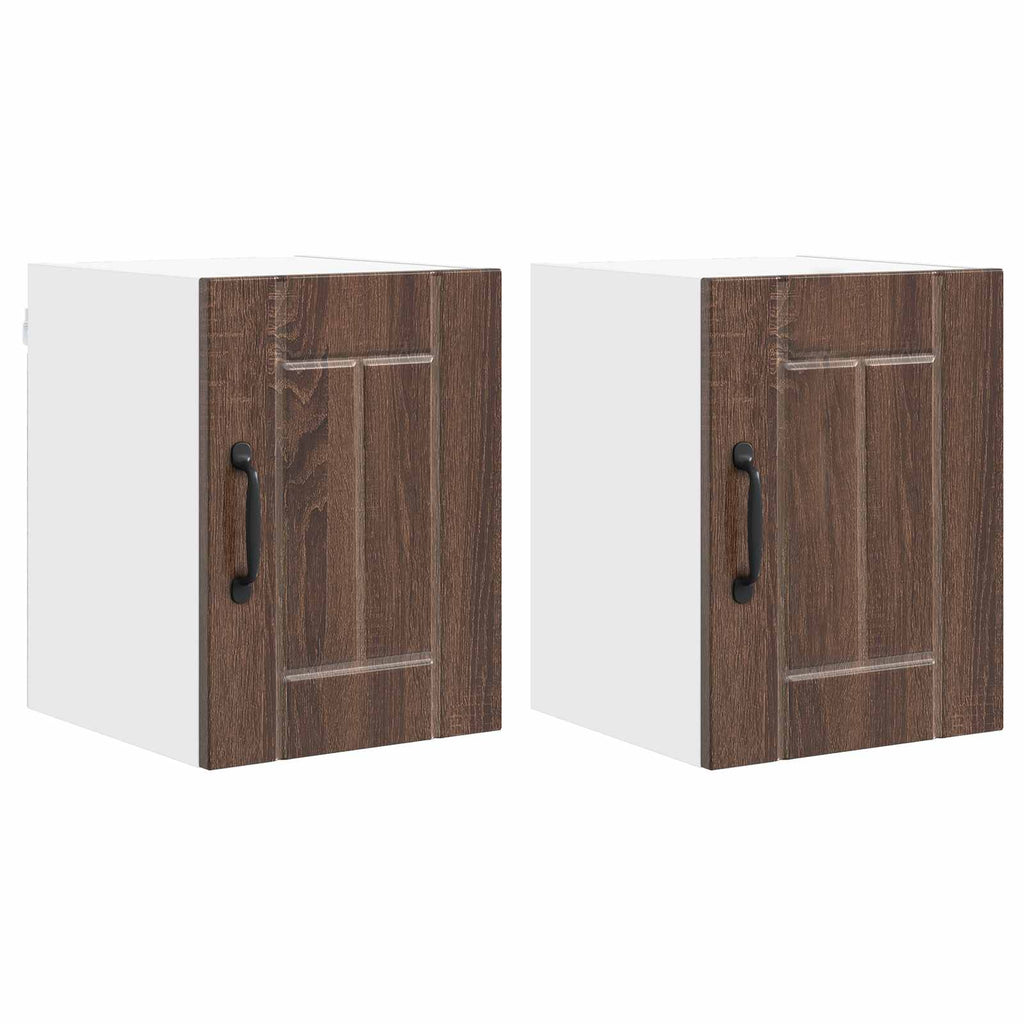 Wandschrank LUCCA 2 pcs Brauneiche 30 x 31 x 40 cm