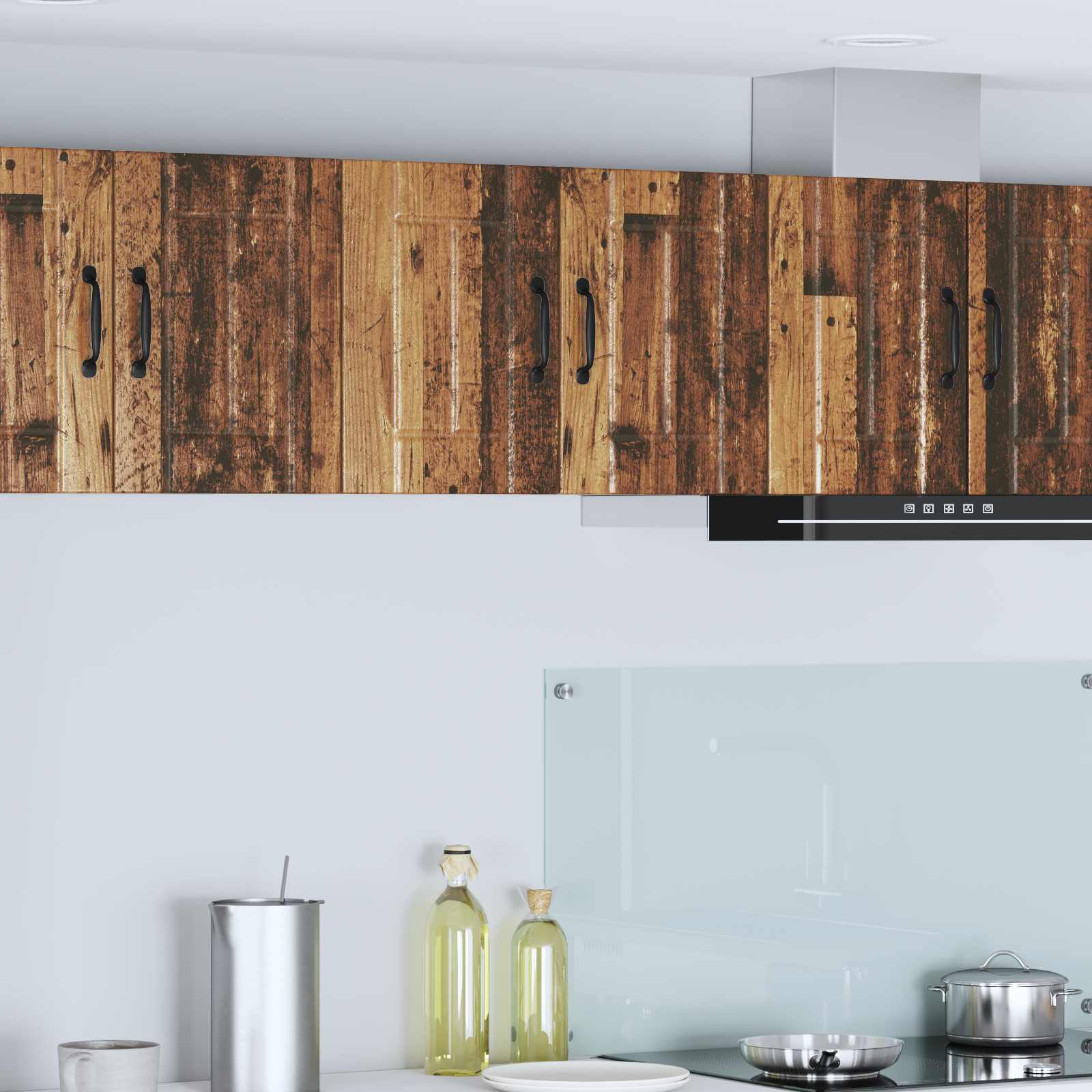 Wandschrank LUCCA 2 pcs Altholz 30 x 31 x 40 cm Holzwerkstoff