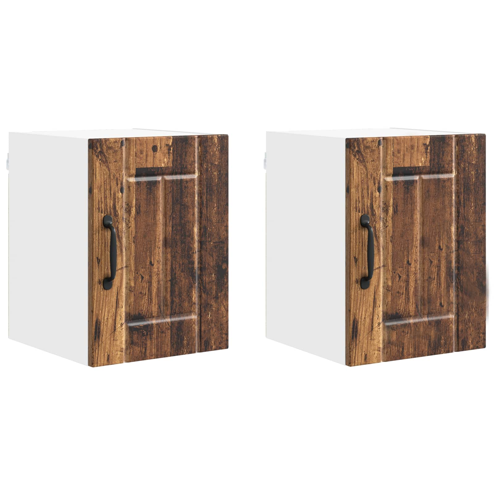 Wandschrank LUCCA 2 pcs Altholz 30 x 31 x 40 cm Holzwerkstoff