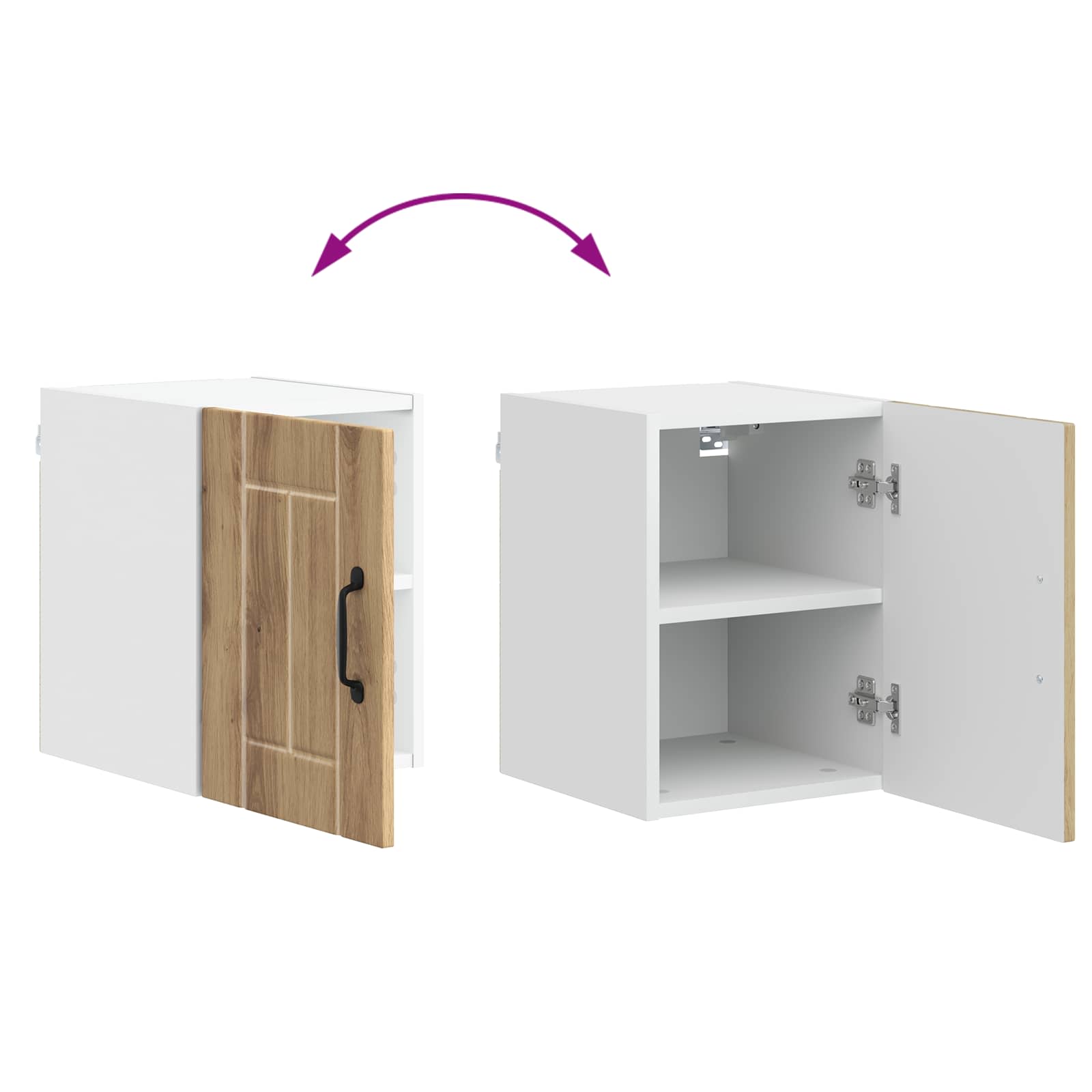 Wandschrank LUCCA Artisan-Eiche 30 x 31 x 40 cm Holzwerkstoff