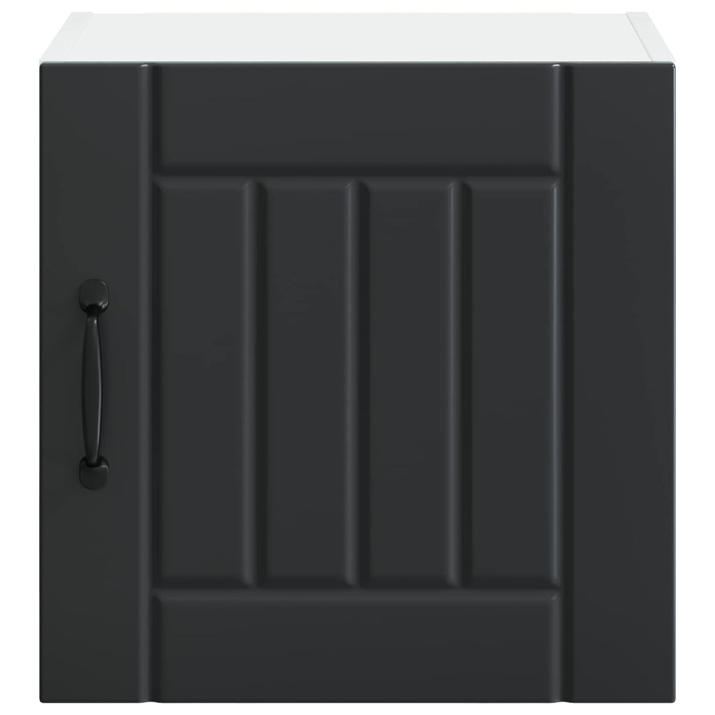 Wandschrank LUCCA Schwarz 40 x 31 x 40 cm Holzwerkstoff