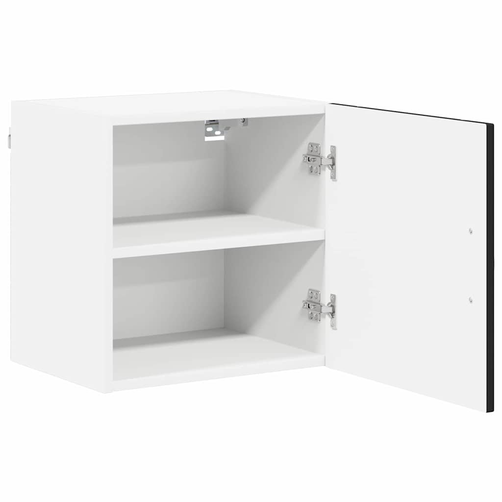 Wandschrank LUCCA 2 pcs Schwarz 40 x 31 x 40 cm Holzwerkstoff
