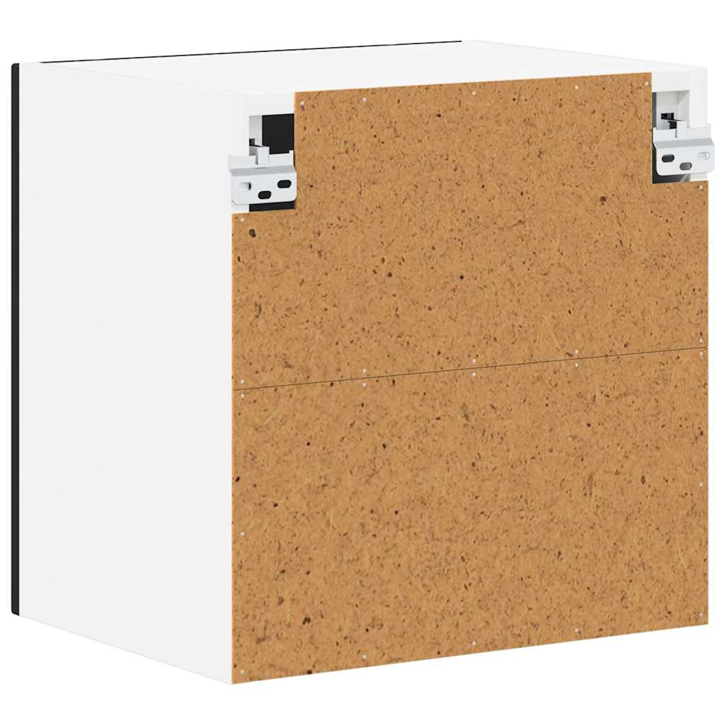 Wandschrank LUCCA 2 pcs Schwarz 40 x 31 x 40 cm Holzwerkstoff