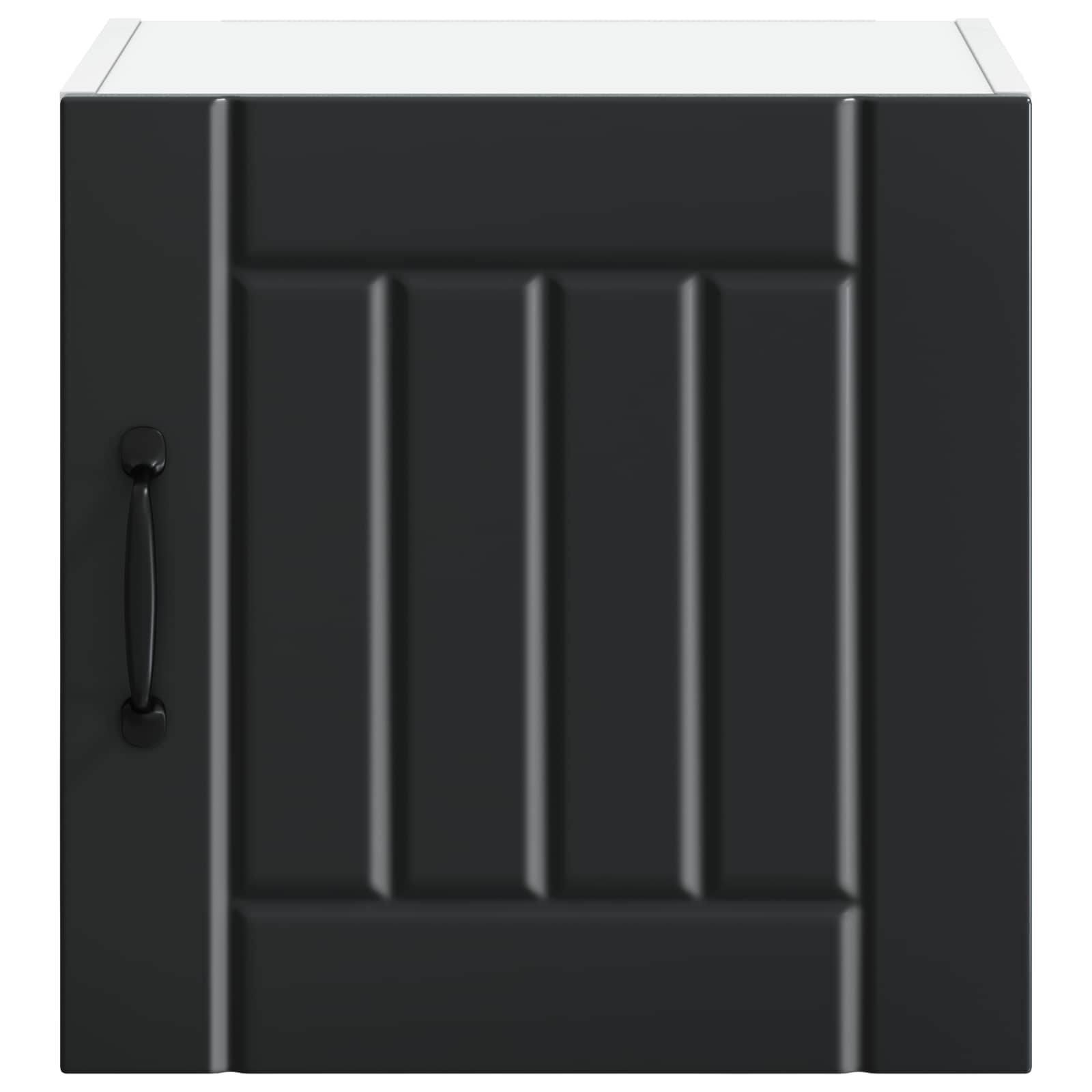 Wandschrank LUCCA 2 pcs Schwarz 40 x 31 x 40 cm Holzwerkstoff