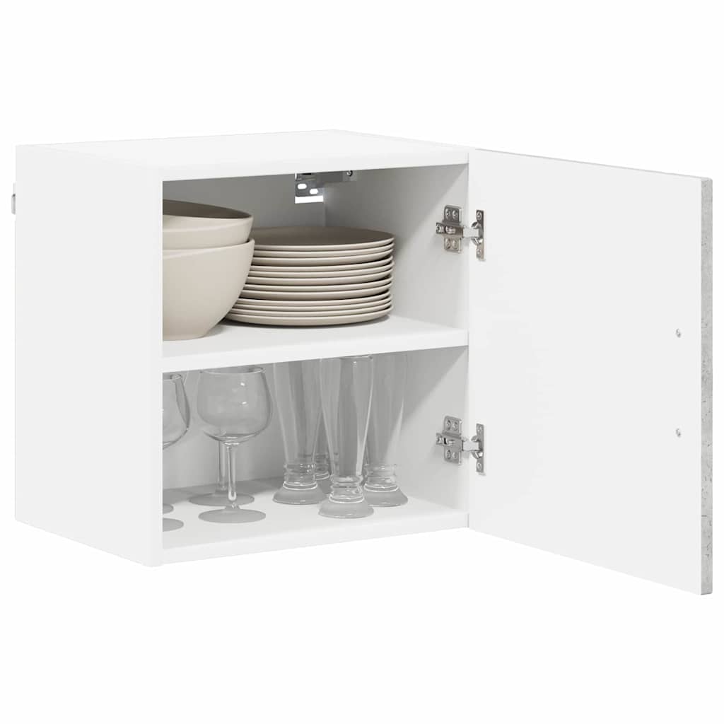 Wandschrank LUCCA Betongrau 40 x 31 x 40 cm Holzwerkstoff