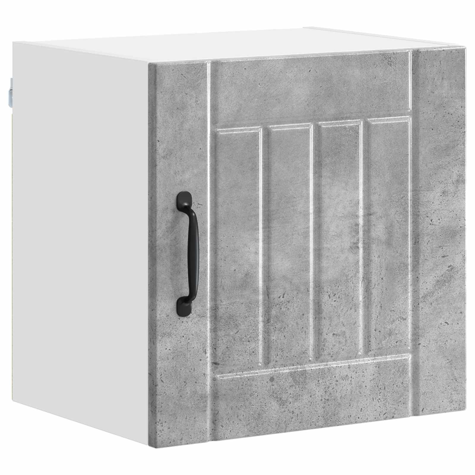 Wandschrank LUCCA 2 pcs Betongrau 40 x 31 x 40 cm Holzwerkstoff