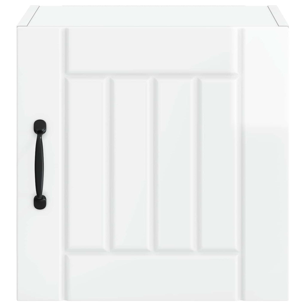 Wandschrank LUCCA 2 pcs Hochglanz Weiß 40 x 31 x 40 cm