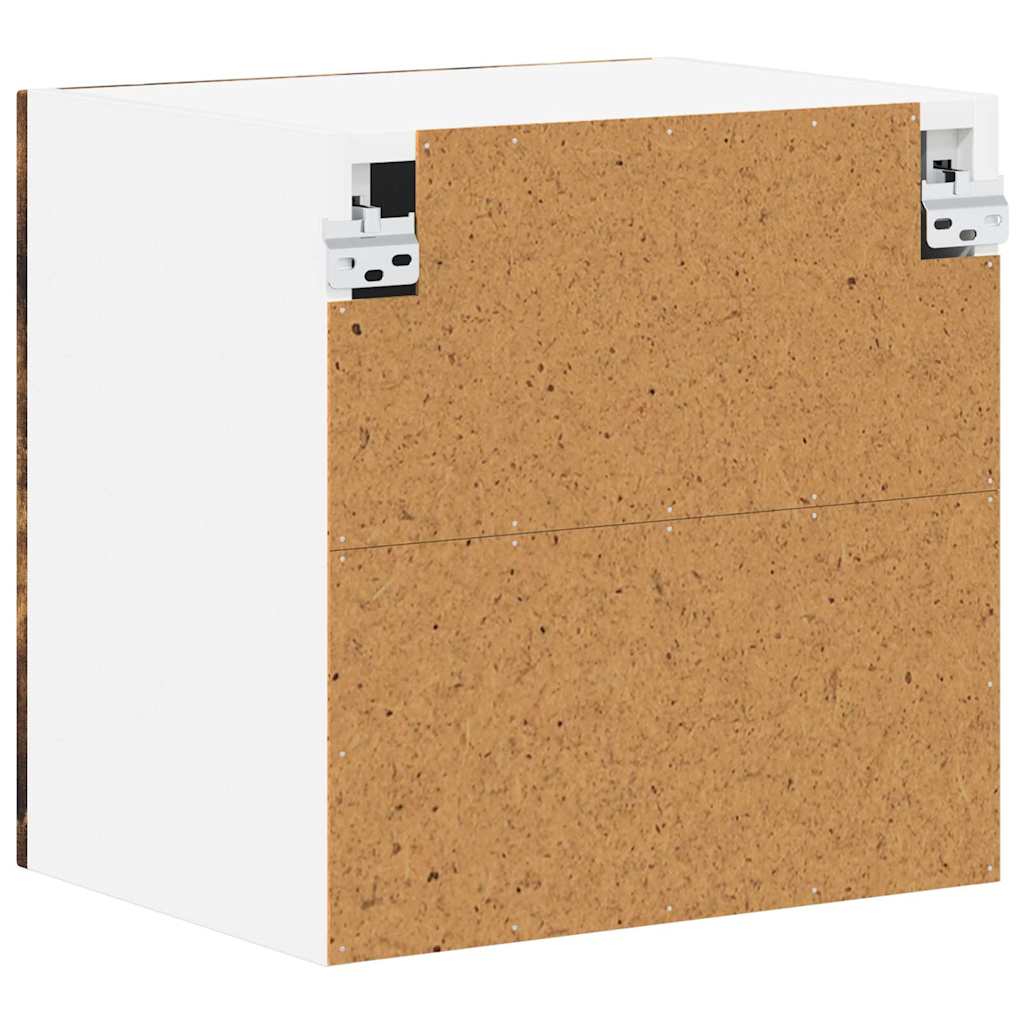 Wandschrank LUCCA 2 pcs Geräucherte Eiche 40 x 31 x 40 cm