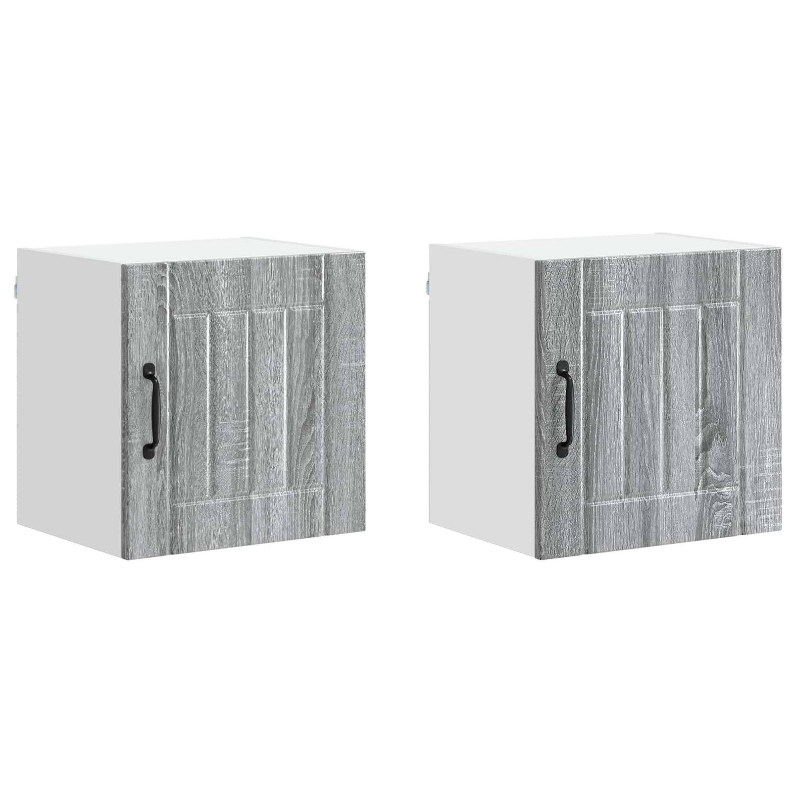 Wandschrank LUCCA 2 pcs Graues Sonoma 40 x 31 x 40 cm