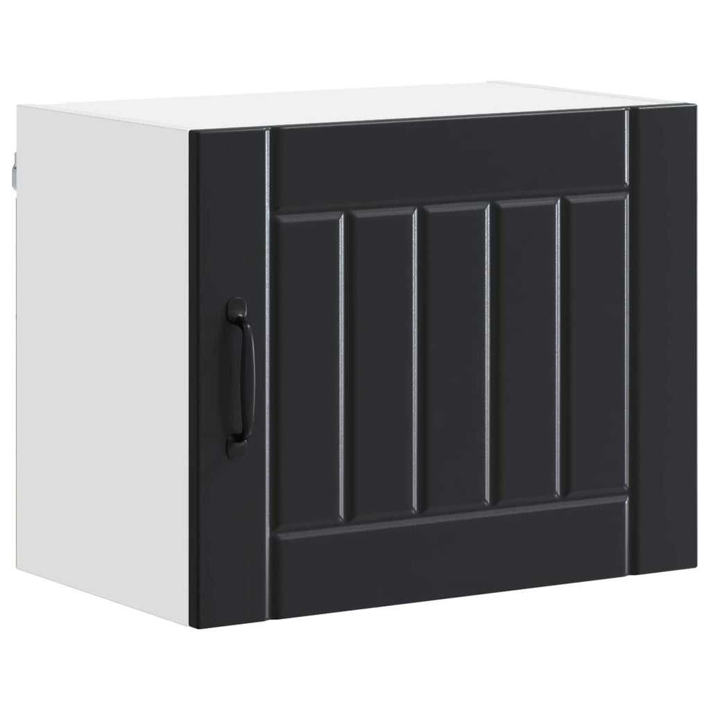 Wandschrank LUCCA Schwarz 50 x 31 x 40 cm Holzwerkstoff