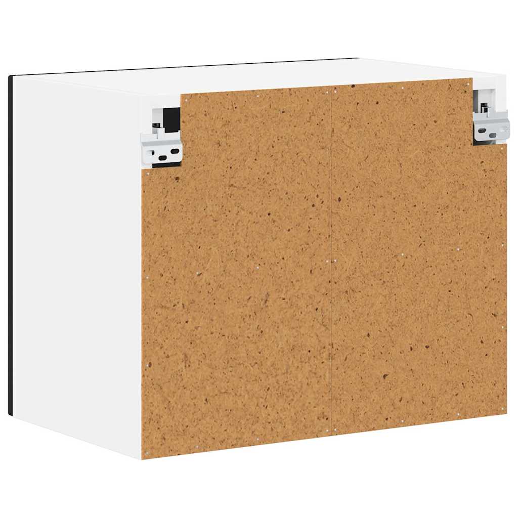 Wandschrank LUCCA Schwarz 50 x 31 x 40 cm Holzwerkstoff
