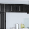 Wandschrank LUCCA 2 pcs Schwarz 50 x 31 x 40 cm Holzwerkstoff