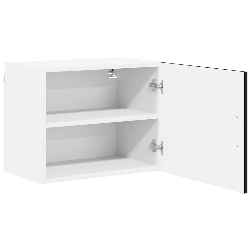 Wandschrank LUCCA 2 pcs Schwarz 50 x 31 x 40 cm Holzwerkstoff