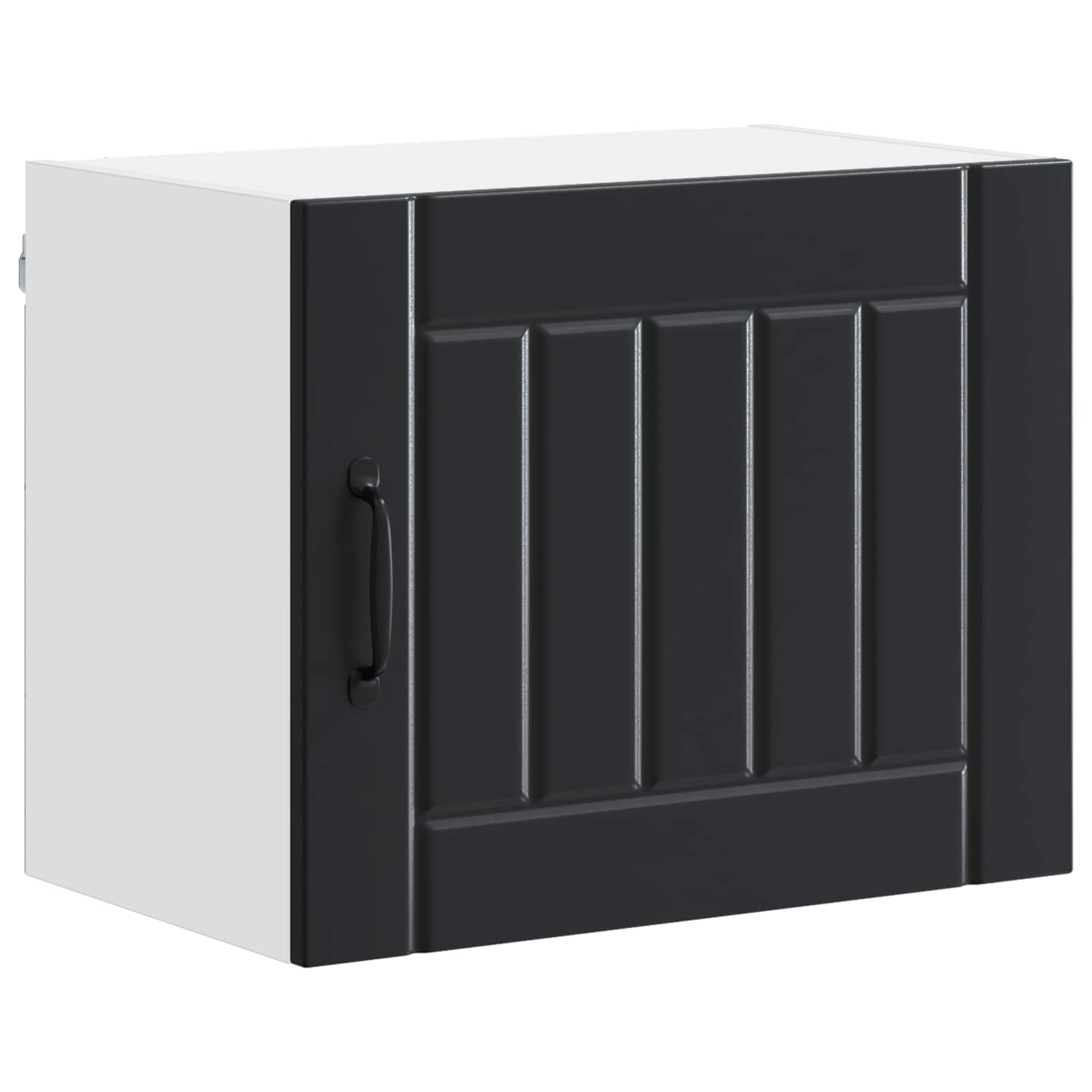 Wandschrank LUCCA 2 pcs Schwarz 50 x 31 x 40 cm Holzwerkstoff
