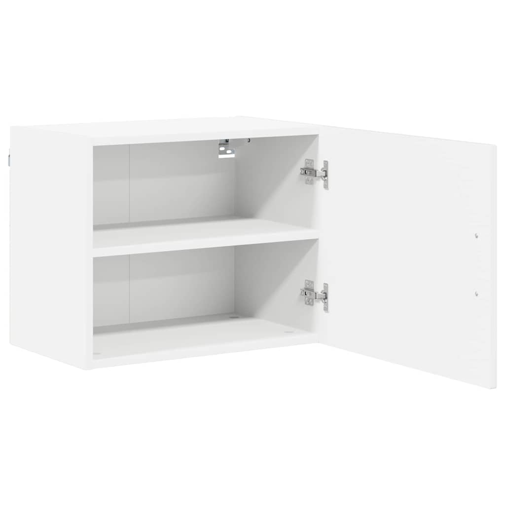 Wandschrank LUCCA Hochglanz Weiß 50 x 31 x 40 cm Holzwerkstoff