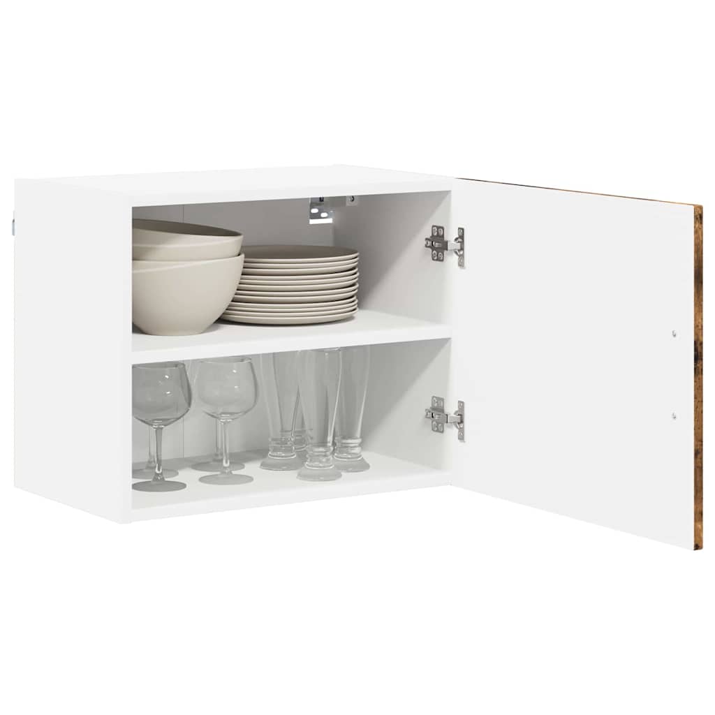 Wandschrank LUCCA 2 pcs Geräucherte Eiche 50 x 31 x 40 cm