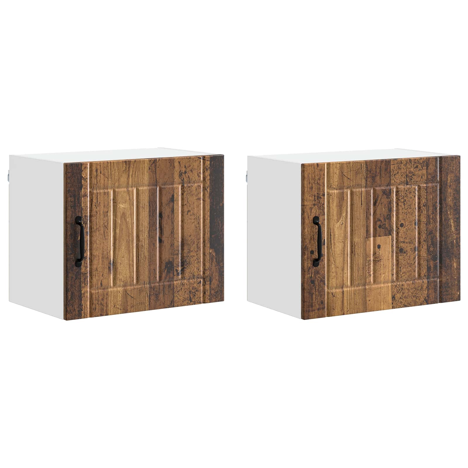 Wandschrank LUCCA 2 pcs Altholz 50 x 31 x 40 cm Holzwerkstoff