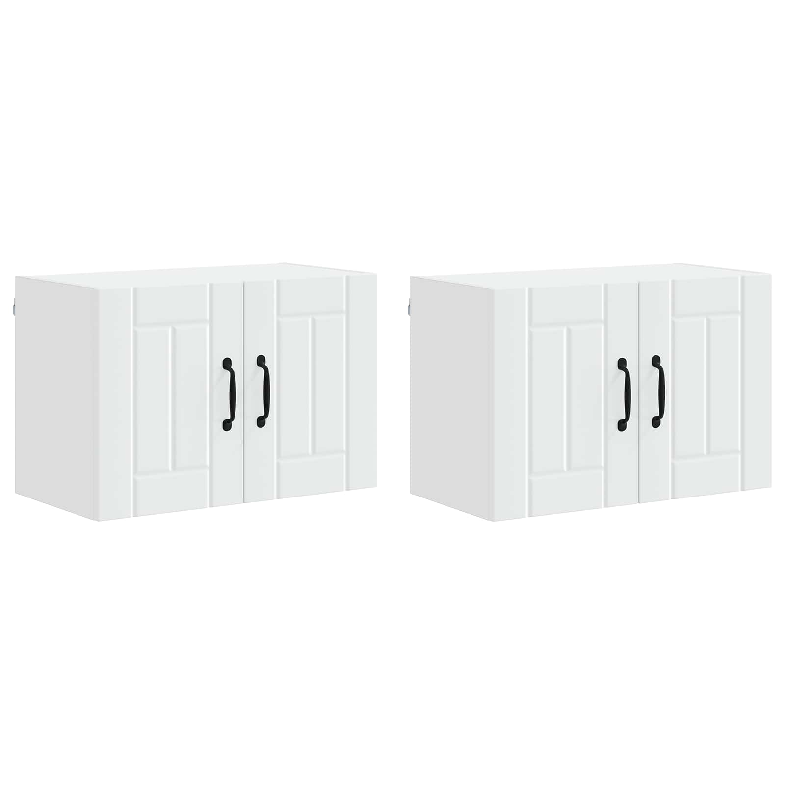 Wandschrank LUCCA 2 pcs Weiß 60 x 31 x 40 cm Holzwerkstoff