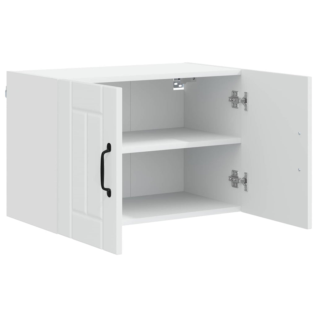 Wandschrank LUCCA 2 pcs Weiß 60 x 31 x 40 cm Holzwerkstoff
