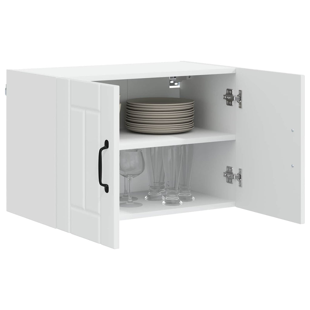 Wandschrank LUCCA 2 pcs Weiß 60 x 31 x 40 cm Holzwerkstoff