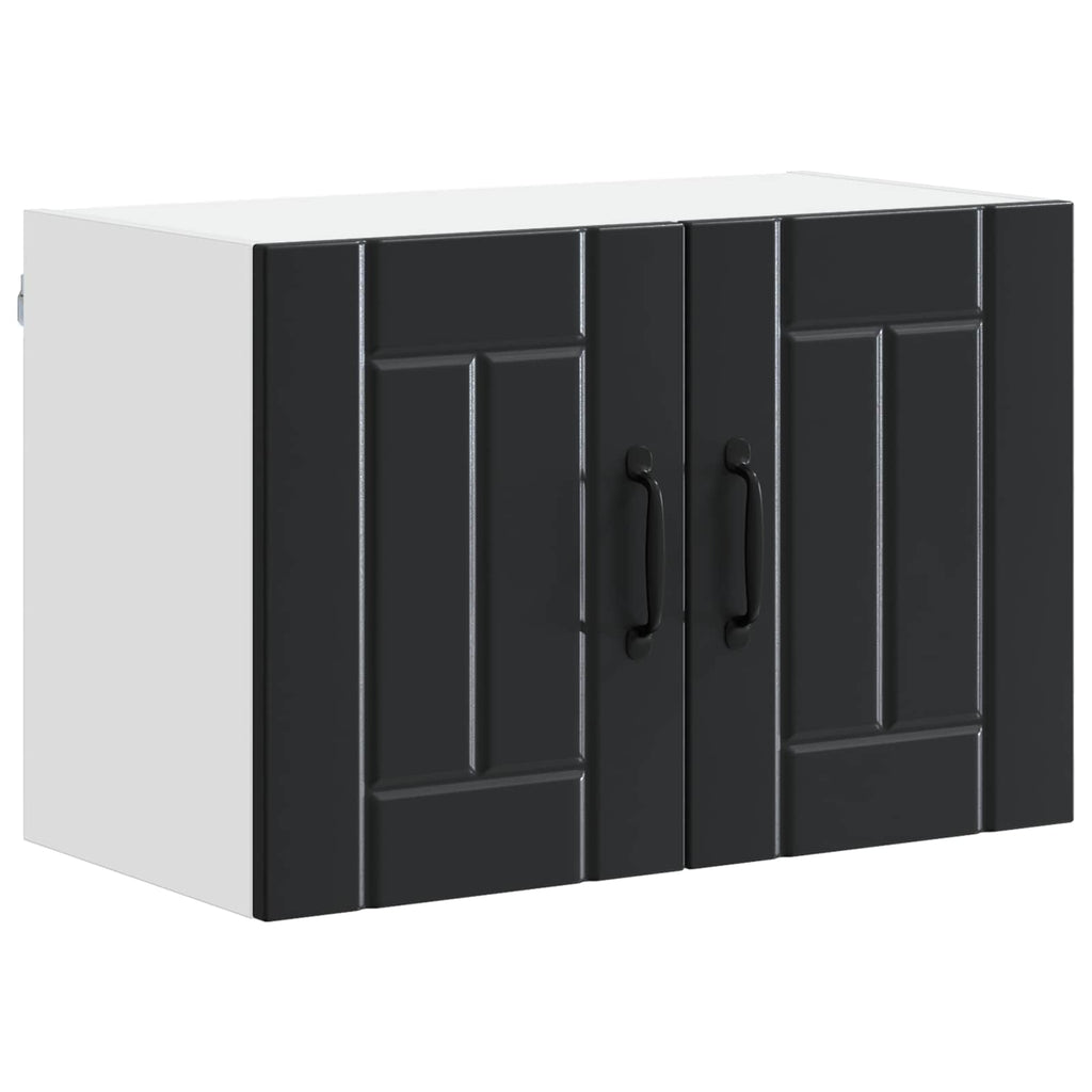 Wandschrank LUCCA Schwarz 60 x 31 x 40 cm Holzwerkstoff