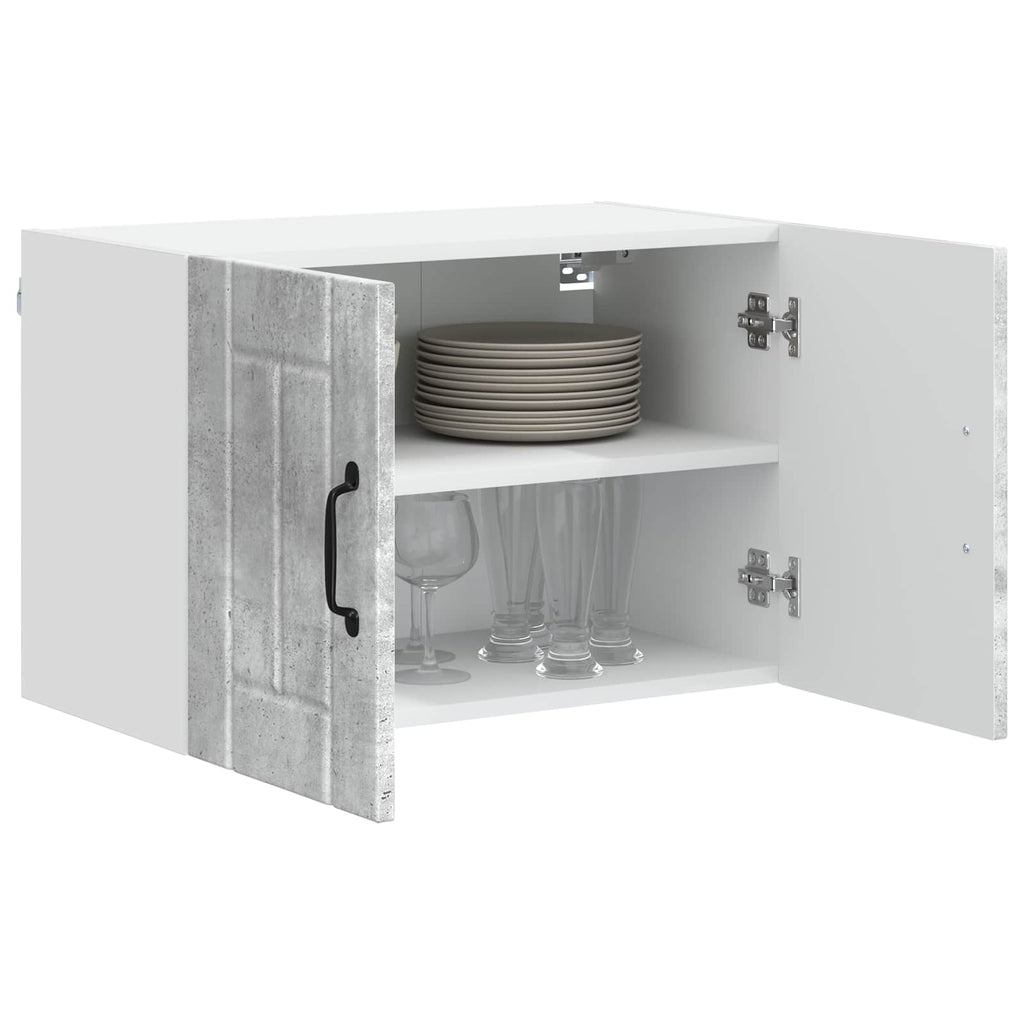 Wandschrank LUCCA Betongrau 60 x 31 x 40 cm Holzwerkstoff