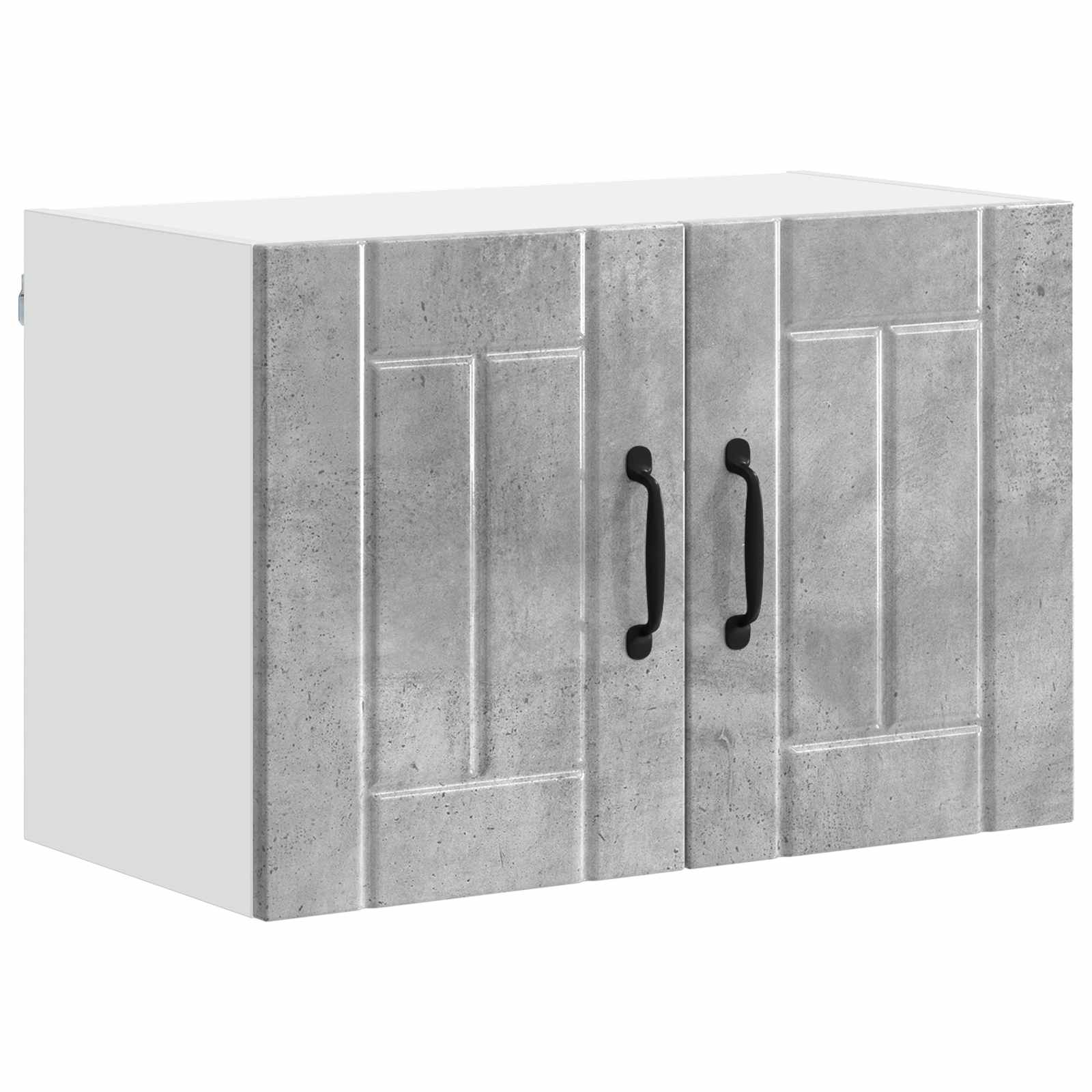 Wandschrank LUCCA 2 pcs Betongrau 60 x 31 x 40 cm Holzwerkstoff